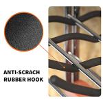 TORACK Garage Hooks Tool Organizer, 4 Pack Heavy Duty Steel 12" Wave Hooks, Wall Mount Garage Storage Utility Hook for Car Tires, Ladder, Chairs, Power Tools, Garden Tools