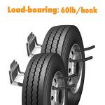 TORACK Garage Hooks Tool Organizer, 4 Pack Heavy Duty Steel 12" Wave Hooks, Wall Mount Garage Storage Utility Hook for Car Tires, Ladder, Chairs, Power Tools, Garden Tools