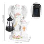 KPFCJSDJ Angel Solar Lights Outdoor Garden, Angel Garden Statues Outdoor - Angel Statue for Patio, Lawn Or Garden Decor
