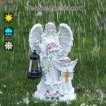 KPFCJSDJ Angel Solar Lights Outdoor Garden, Angel Garden Statues Outdoor - Angel Statue for Patio, Lawn Or Garden Decor
