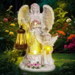 KPFCJSDJ Angel Solar Lights Outdoor Garden, Angel Garden Statues Outdoor - Angel Statue for Patio, Lawn Or Garden Decor
