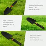 Garden Shovel, Garden Hand Trowel, Heavy Duty Hand Shovel with Ergonomic Handle, Small Gardening Tools for Digging, Gardening Spade Trowel Tools