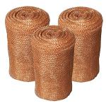 AWF PRO 4" x 20' Copper Mesh for Pest, Mice and Rodent Control, Pack of 3 – Rust and Bacteria Resistant, Perfect for Homes, Gardens and Decor