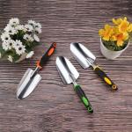 Patioer Garden Shovel Hand Trowel Cast-Aluminum Heavy Duty Mini Shovel Garden Tools Soft TPR Non-Slip Handle Potting Tools for Planting, Transplanting, Weeding, Digging Soil (12 Pack)