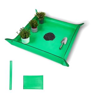 26.8" x 26.8" Plant Repotting Mat Waterproof Transplanting Mat Indoor Succulent Potting Mat Portable Gardening Watering mat Square and Foldable Garden mat
