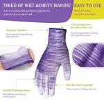 Nimalpal 6 Pairs Gardening Gloves for Women and Men Breathable Work Garden Gloves