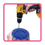 Hum Flowerpots, 10 inch Set of 3, Various Patterns Colors and Sizes, Indoor/Outdoor Plastic Plant Pots (Multi Floral)