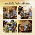 Bird Feeder with Camera,AI Identify Birds Species,Solar Powered,Auto Record Videos in Backyard,Instant Notifications,Ideal Gift for Family and Bird Lovers (Orange)