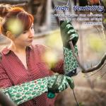 Schwer Gardening Gloves for Women, Rose Pruning Gloves with Forearm Protection, Breathable and Comfortable Thorn Proof Garden Glove with Touch Screen for Yard & Outdoor Work (Large 1 pair)