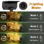 LANSOW 8-Pack Solar Spot Lights for Garden