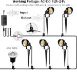 ZUCKEO 10W LED Landscape Spotlights - 14 Pack