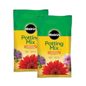 Miracle-Gro Potting Mix for All Plants, 2-Pack
