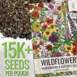 Hummingbird & Butterfly Wildflower Seed Mixture - 15,000+
