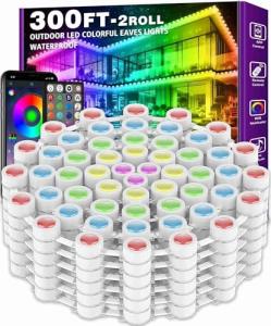 300FT Waterproof Smart RGB Outdoor String Lights