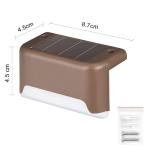 16 Pack Solar Deck Lights for Outdoor Spaces