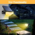 Solar Spot Lights for Yard and Garden (4 Pack)