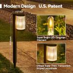 Bright Solar Garden Lights - 6 Pack, Waterproof