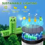 Bright Solar Garden Lights - 6 Pack, Waterproof