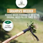 Grampa's Weeder: Stand Up Weed Puller Tool