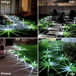 10 Pack Solar Pathway Lights for Garden Paths