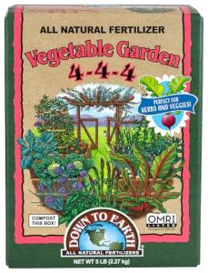 Organic 4-4-4 Vegetable Garden Fertilizer, 5lb