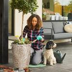 Set of 2 Tall Round 9 Gallon Planters