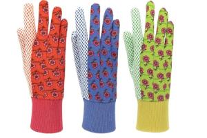 Soft Jersey Garden Gloves for Women - 3 Pairs