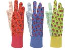 Soft Jersey Garden Gloves for Women - 3 Pairs