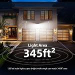 Solar Outdoor Lights with Motion Sensor - 4 Pack