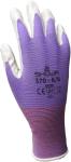 4 Pack Atlas Glove NT370 Atlas Nitrile Garden Gloves - Small (Assorted Colors)