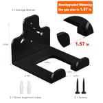 ZGJWJYUU Garage Organization Storage Trimmer Rack, Garden Power Tool Hanger for Grass Trimmer, Hedge Trimmer, Garden Tools, Heavy Duty Weed Whackers Holder Wall Mounted Tool Organizer, 4 Packs