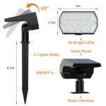 6 Pack Solar Garden Pathway Lights