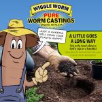 Wiggle Worm Organic Worm Castings Fertilizer, 30 lbs