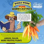 Wiggle Worm Organic Worm Castings Fertilizer, 30 lbs