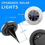12 Pack Solar Ground Lights for Outdoor Spaces