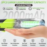 3-in-1 Cordless Hedge Trimmer: 13ft Reach & Adjustable Pole Hedge Trimmer - Lightweight with Dual Batteries - Grass Shears for Women Seniors - Garden Lawn Shrub Pruning Tool