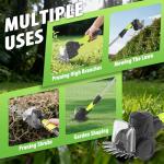 3-in-1 Cordless Hedge Trimmer: 13ft Reach & Adjustable Pole Hedge Trimmer - Lightweight with Dual Batteries - Grass Shears for Women Seniors - Garden Lawn Shrub Pruning Tool