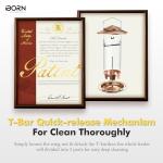 iBorn Hanging Metal Bird Feeder with Large Roof