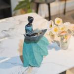 Fairy Garden Statue Bird Feeder - 12 Inch