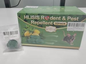HLISIS 32PCS Mouse Rodent Repellent, Natural Mouse Repellent Peppermint Oil for Mice, Rats, Squirrels, Spiders and Pests, Keeps Pests Away Effectively from Garden & Home (Peppermint)