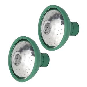 2Pcs Green Universal Garden Watering Can Rose Head Water Sprinkler Sprayer Fit All Rose Spout Cover Nozzle Replacement Garden Watering Tool, Equipment, Small Watering Can