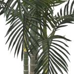 6.5FT Artificial Golden Cane Palm Tree with Planter