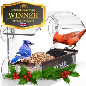 Window Bird Feeder with Strong Suction Cups
