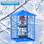 Squirrel-Proof Metal Bird Feeder for Bluebirds