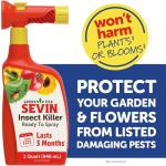 Sevin GardenTech Ready to Spray Insect Killer, 32 Ounce RTS, White