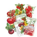 Botanical Interests: Garden Seeds Heirloom Tomato Collection - 6 Individual Seed Packets: Heirloom Seeds Non GMO Organic Varieties: Vegetable Seeds for Planting Outdoors in Your Home Vegetable Garden