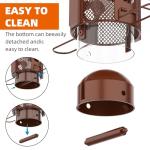 Squirrel Proof Bird Feeder with Large Capacity