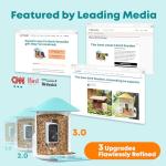 Netvue Smart Bird Feeder for Backyard Watching