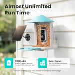 Netvue Smart Bird Feeder for Backyard Watching