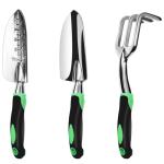 3-Piece Garden Tool Set with Comfortable Grips